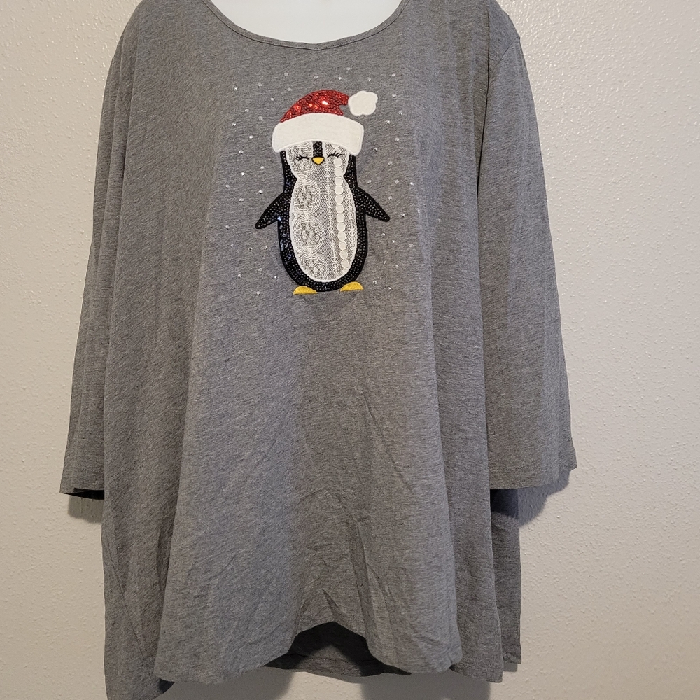 Cute 3X Lightweight Winter Top from Catherines